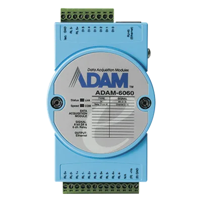 Módulo I/O / 6 Relés / 6 Entradas Digitales / Ethernet / MQTT TLS SNMP Modbus TCP / Azure IoT