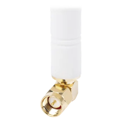 Antena Wi-Fi / 3 dBi de Ganancia / Frecuencia 2.4 - 2.5 GHz / Conector Terminal con PIN / Repuesto para Cámaras IP
