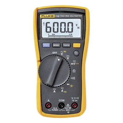 Multímetro Digital / Valor Eficaz Verdadero 6000 Recuentos / CAT III 600 V / Protección 6 kV / Pantalla LED Retroiluminada