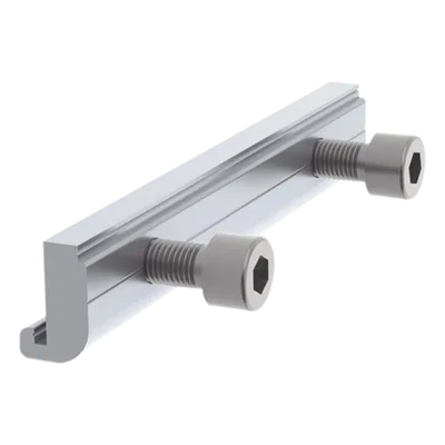 Conector de empalme / Aluminio anodizado anticorrosivo / Riel 3 y 7 / Industrial