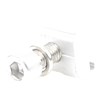 Conector G con tornillo para fijación en riel 7