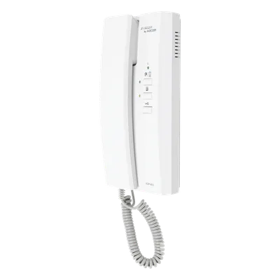 Auricular para sistema de audioportero / Compatible con KLPD410 y KIP120 / Cableado 5 hilos / Alcance 300 m (984 ft) / Montaje en pared