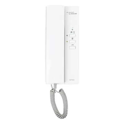 Auricular para sistema de audioportero / Compatible con KLPD410 y KIP120 / Cableado 5 hilos / Alcance 300 m (984 ft) / Montaje en pared