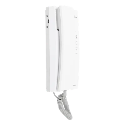 Auricular para sistema de audioportero / Compatible con KLPD410 y KIP120 / Cableado 5 hilos / Alcance 300 m (984 ft) / Montaje en pared