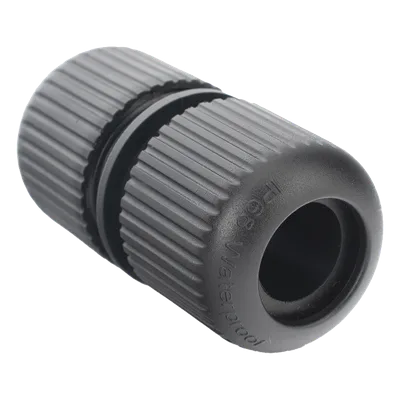 Protector Exterior IP68 / Conector Plug 12 Vcc / Cámaras Turbo HD / Polvo y Agua / Negro