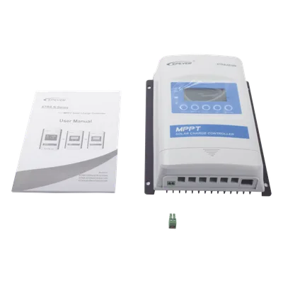 Controlador Solar MPPT / 20 A / 12/24 V / Voc Máximo 100 V / Comunicación RS-485 / IP32