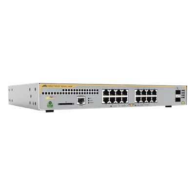 Switch Industrial-Lite PoE+ administrable capa 2 / 16 Puertos Gigabit + 2 SFP / 247 W PoE+ / 0°C a 65°C / 26.8 Mpps