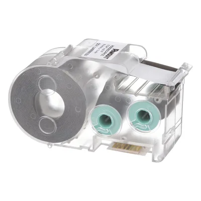 Casete de Etiquetas / Tubo Termocontráctil / 8.6 mm Ancho / 2.4 m (7.87 Pies) Largo / 18-12 AWG / Poliolefina Grado Militar / Contracción 3:1 / -55 a 135°C / Blanco