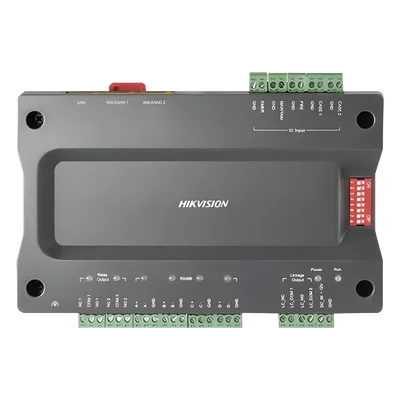 Controlador de Acceso para Elevadores / 128 Pisos / TCP-IP / 20,000 Tarjetas / 2 Lectores Wiegand o RS-485 / 5 Salidas de Relé