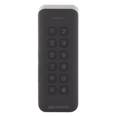 Lector de Tarjetas PROX / EM 125 kHz / Teclado Numérico / Wiegand W26/W34 / IP65 / Perfil Delgado