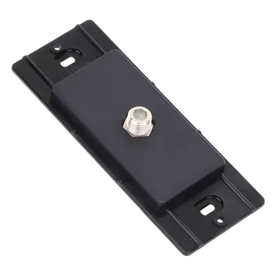 Salida de Pared Coaxial / Conector Tipo F 75 Ω / Apertura Designer / Sin Derating / Acabado Satinado Midnight