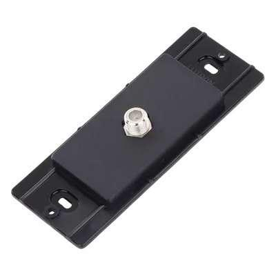 Salida de Pared Coaxial / Conector Tipo F 75 Ω / Apertura Designer / Sin Derating / Acabado Satinado Midnight