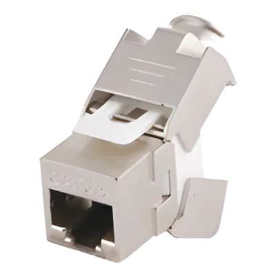 Módulo Jack Keystone / Cat5e STP / Toolless / 1 Puerto / T568A-B / -40°C a 85°C