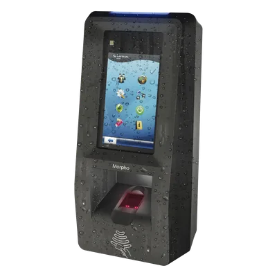 Lector de Huellas Dactilares / IP65 / IK09 / PoE / iCLASS / Detección de Dedo Falso / 2.13 pies x 2.13 pies x 0.82 pies