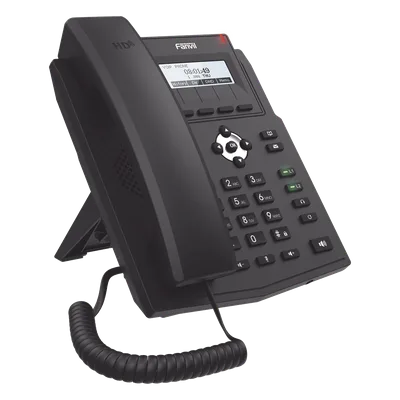 Teléfono IP / 2 Líneas SIP / Pantalla LCD 128x48 / Audio HD G.722 y Opus / Conferencia 3 Vías / PoE 802.3af / OpenVPN / Soporte EHS