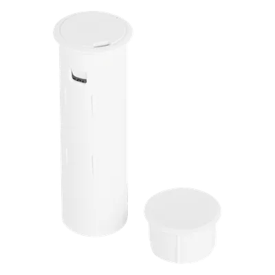 Sensor Magnético Inalámbrico / Empotrable Invisible / Gap 2.54 cm (1 in) / Frecuencia 345 MHz / Batería 5 Años / Diámetro 1.9 cm (0.75 in)