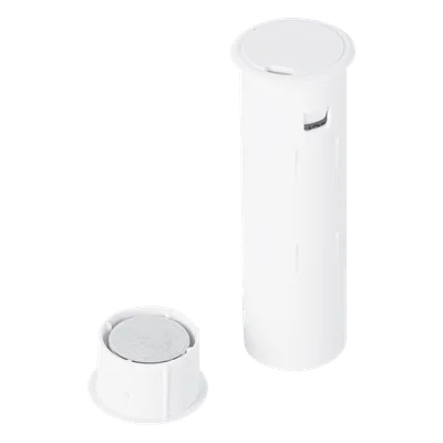 Sensor Magnético Inalámbrico / Empotrable Invisible / Gap 2.54 cm (1 in) / Frecuencia 345 MHz / Batería 5 Años / Diámetro 1.9 cm (0.75 in)
