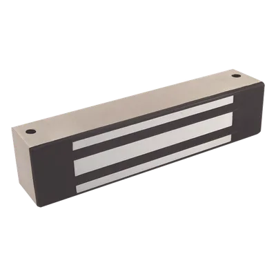 Chapa Magnética / 600 lbs (272 kg) / Acero Inoxidable Cepillado / Sellado Intemperie / -40 a +60°C (-40 a +140°F) / 12/24 VDC