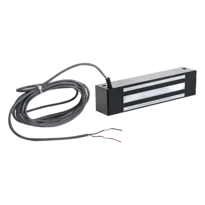 Chapa Magnética / 600 lbs (272 kg) / Acero Inoxidable Cepillado / Sellado Intemperie / -40 a +60°C (-40 a +140°F) / 12/24 VDC