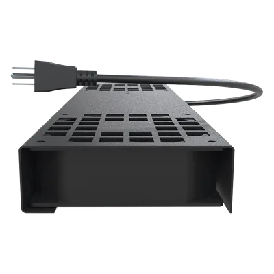 Kit de Ventilación Forzada / 2 Ventiladores 12x12 cm / 3 Tomas NEMA 5-15R / 110 Vca / 15A Máx / Cable 1.7 m / 5.6 ft