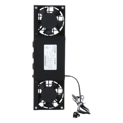 Kit de Ventilación Forzada / 2 Ventiladores 12x12 cm / 3 Tomas NEMA 5-15R / 110 Vca / 15A Máx / Cable 1.7 m / 5.6 ft
