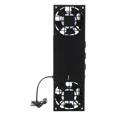 Kit de Ventilación Forzada / 2 Ventiladores 12x12 cm / 3 Tomas NEMA 5-15R / 110 Vca / 15A Máx / Cable 1.7 m / 5.6 ft