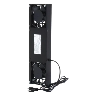 Kit de Ventilación Forzada / 2 Ventiladores 12x12 cm / 3 Tomas NEMA 5-15R / 110 Vca / 15A Máx / Cable 1.7 m / 5.6 ft