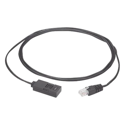 Sensor de Monitoreo Ambiental / Conversión A/D Integrada / Exactitud 5% RH / Rango 0°C a +65°C / Cable 6.56 ft / RJ45 / Gabinetes Telecom y Data Centers