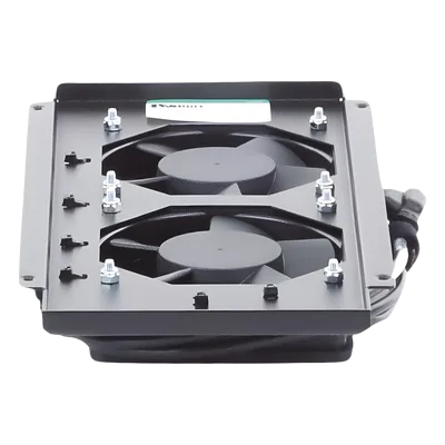 Kit de Ventiladores para Gabinete / 2 Unidades / 122 CFM Total / 120 Vca / Cable 2 m (6.6 ft) / Montaje Completo