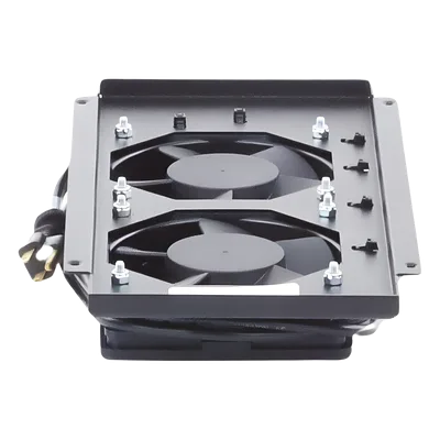Kit de Ventiladores para Gabinete / 2 Unidades / 122 CFM Total / 120 Vca / Cable 2 m (6.6 ft) / Montaje Completo