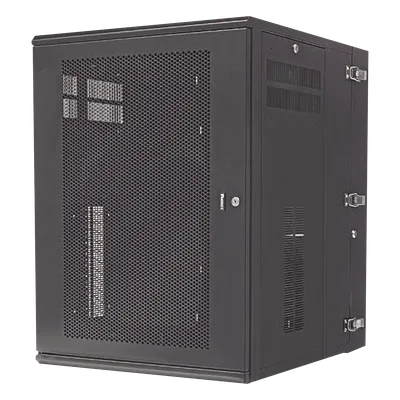 Gabinete de Montaje en Pared / 19in / 18 UR / 30in Profundidad / Puerta Ventilada / 300 lb Capacidad