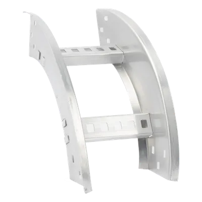 Curva Vertical Exterior / Perfil Z / Peralte 3 1/4" / Ancho 6" / Radio 8" / Aluminio / 90°