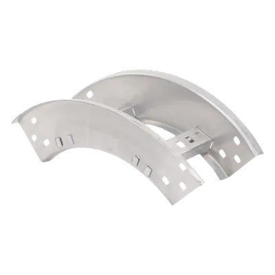 Curva Vertical Exterior / Perfil Z / Peralte 3 1/4" / Ancho 6" / Radio 8" / Aluminio / 90°