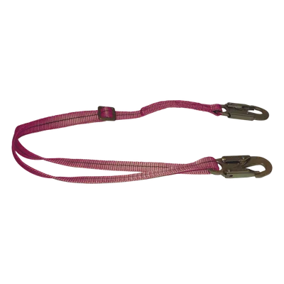 Banda de Posicionamiento para Arnés / Resistencia 2,722 kg / Longitud 1.8 m (5.9 ft) / Diámetro 1/2 pulgada / Ganchos Doble Seguro / ANSI A10.14 y Z359.1