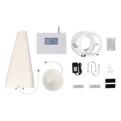 Kit Amplificador de Señal Celular TRIPLE banda de frecuencia / Mejora las llamadas convencionales y VoLTE / Soporta los datos de las tecnologías 2G, 3G y 4G de TELCEL, AT&T y MOVISTAR / Puede cubrir h