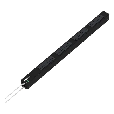 PDU Básico para Rack / 16 Salidas NEMA 5-20R / Entrada NEMA 5-15P / 15 Amp / 120 Vca / Montaje Vertical 0U / Cable 3 m (9.8 ft)