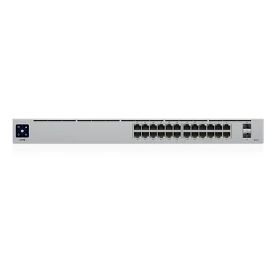 Switch Capa 2 / 24 Puertos Gigabit / 16 Puertos PoE+ / 95W Total / 2 Puertos SFP 1G / Sin Ventilador / 52 Gbps Switching Capacity