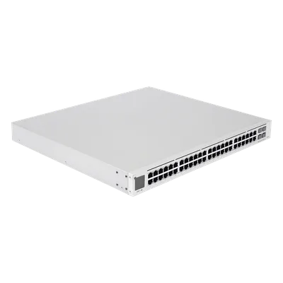 Switch PoE administrable / 48 puertos Gigabit PoE+ / PoE++ 802.3bt / 4 SFP+ 10G / 600W / 1.72' de alto