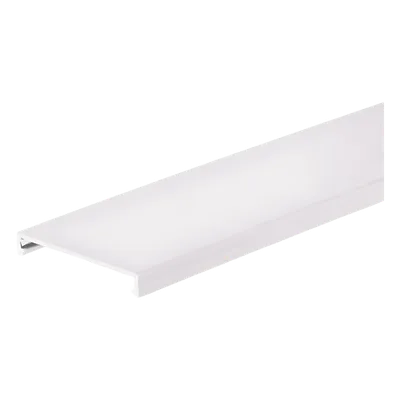 Cubierta de Conducto a Ras / 31.8 mm Ancho / 1.8 m Largo / 6 ft / PVC Sin Plomo / UL94 V-0 / Blanco