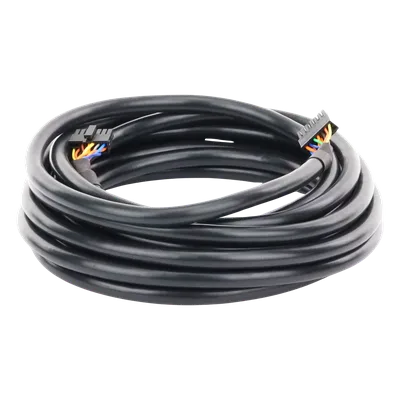 Cable de Interconexión para Torniquetes / Conexión Central a Múltiples Carriles / Longitud 7.5 m (24.6 ft) / Terminación Jack / Uso Rudo