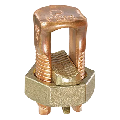 Conector Mecánico de Puesta a Tierra / Cobre Electrolítico / Calibre 4 a 1/0 AWG / 3 Cables Simultáneos / UL467 / UL486 / CSA