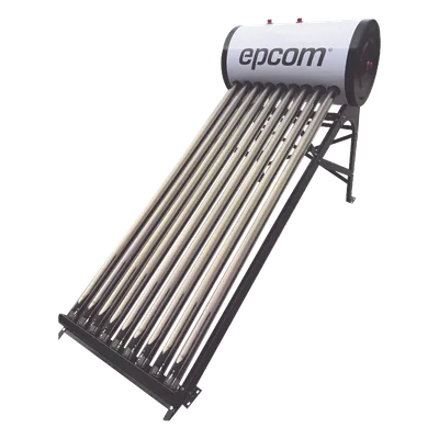 Calentador Solar de Agua / 90 Litros / 9 Tubos de Vacío / Baja Presión / Resistencia Granizo 25 mm (0.98 in) / Termotanque Inoxidable Grado Alimenticio
