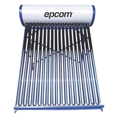 Calentador Solar de Baja Presión / 180 L / 18 Tubos de Vacío / Acero Inoxidable Grado Alimenticio / Resistencia a Granizo 25 mm / Ánodo de Magnesio