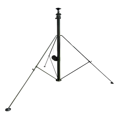Mástil Telescópico Manual / 9 m (29.5 ft) / Retráctil 2.25 m (7.4 ft) / Carga 20 kg / Viento 100 km/h / Aluminio 6063 / IP65