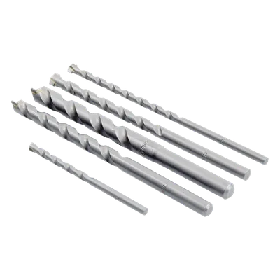 Juego de Brocas para Concreto / 5 Piezas / Zanco Recto / Carburo de Tungsteno / 3/16" a 1/2" / Compatible SDS-Plus 3/8" (10 mm)