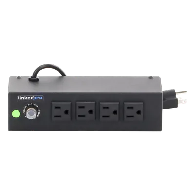 Regleta de Alimentación / 4 Contactos NEMA 5-15R / 120Vca / 10A Máx. / Montaje Escritorio o Pared