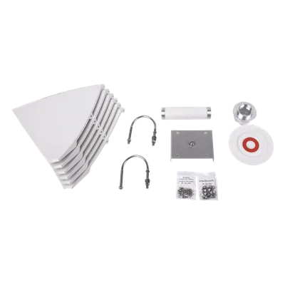 Antena Direccional / 4.9 - 6.5 GHz / 30 dBi / Doble Polaridad 45° y 90° / Haz 5° / 2 ft (0.6 m)