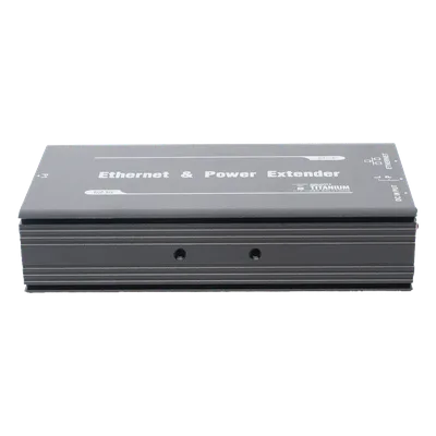 Receptor PoE Extensor / 1 Puerto / Alcance 600 m (1968.5 ft) / 60 W / 100 Mbps / Cascada 4 Nodos / Cat 5e/6