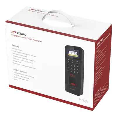 Kit Control de Acceso Biométrico / 3,000 Huellas / 3,000 Tarjetas MIFARE / TCP-IP / Wiegand 26-34 Bits / Electroimán Incluido