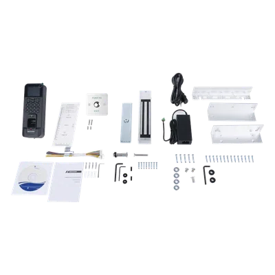Kit Control de Acceso Biométrico / 3,000 Huellas / 3,000 Tarjetas MIFARE / TCP-IP / Wiegand 26-34 Bits / Electroimán Incluido
